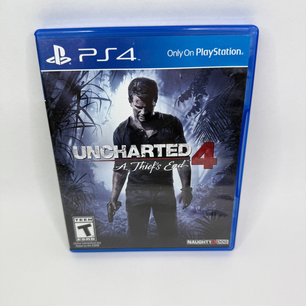 Uncharted 4 A Thief's End Sony PlayStation 4 PS4 Action Adventure Game 2016